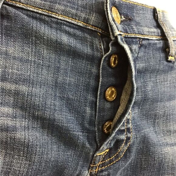 7 For All Mankind Josefina Boyfriend Straight Leg Jeans Size 31 - Picture 10 of 10